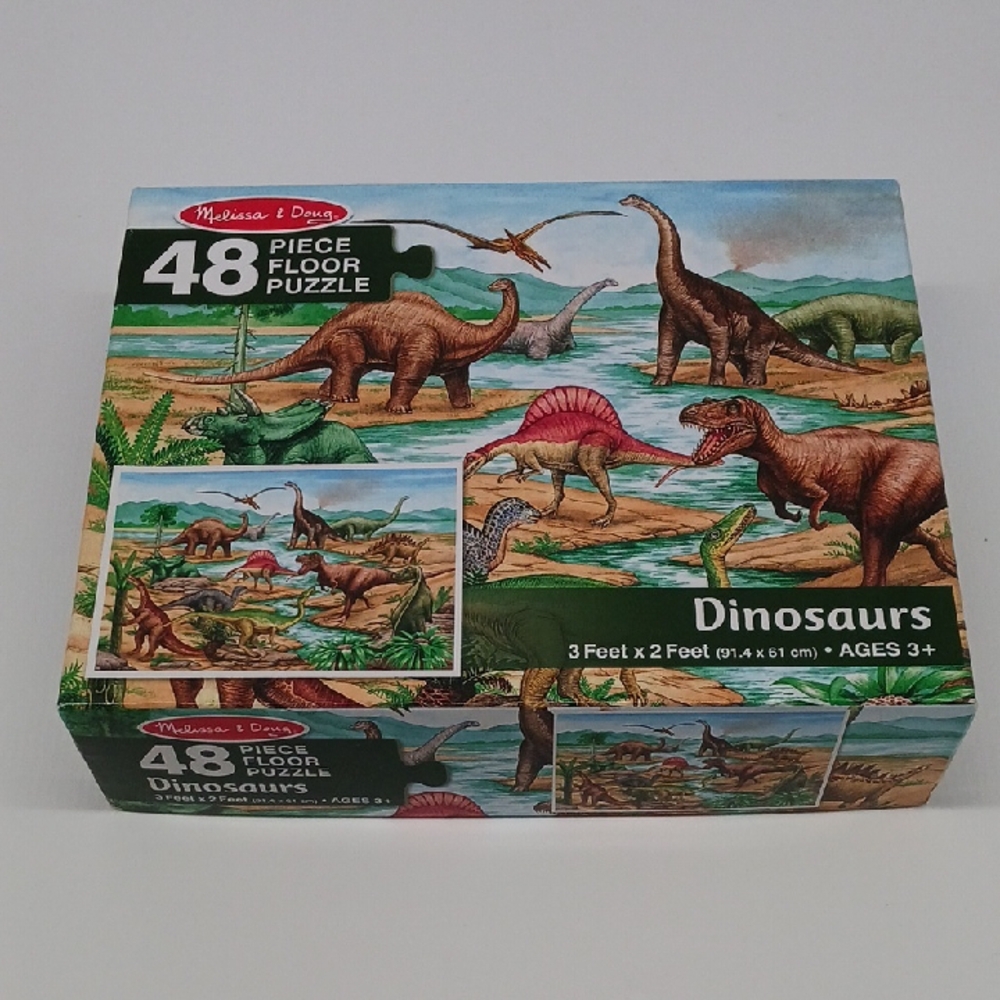 Melissa & Doug Dinosaur Floor Puzzle - 48 Pieces